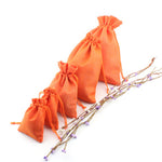 Multi Colors Imitation Cotton Linen Drawstring Organza Jewelry Bag 10pcs/lot