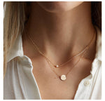 Adult Female Classic Gold Layered Necklace