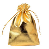 50pcs/lot 7x9 9x12 10x15cm Adjustable Jewelry Packing Fabric Bag Silver/Gold Colors Drawstring Wedding Storage Pouches for used to Candy,Gift,Jewelry Packing and other party every occation.