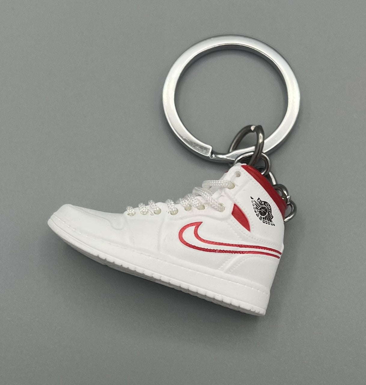 En la madrugada dominio Seguro Porte-clés Nike Air Jordan Blanc / Rouge – snkrs83