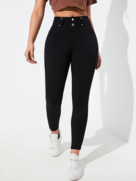 kahula skinny jeans - black