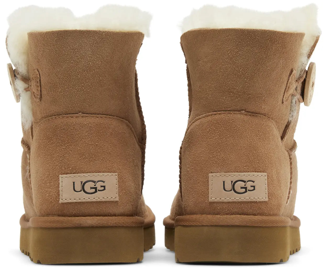 UGG Mini Bailey Button II Chestnut (W) Back