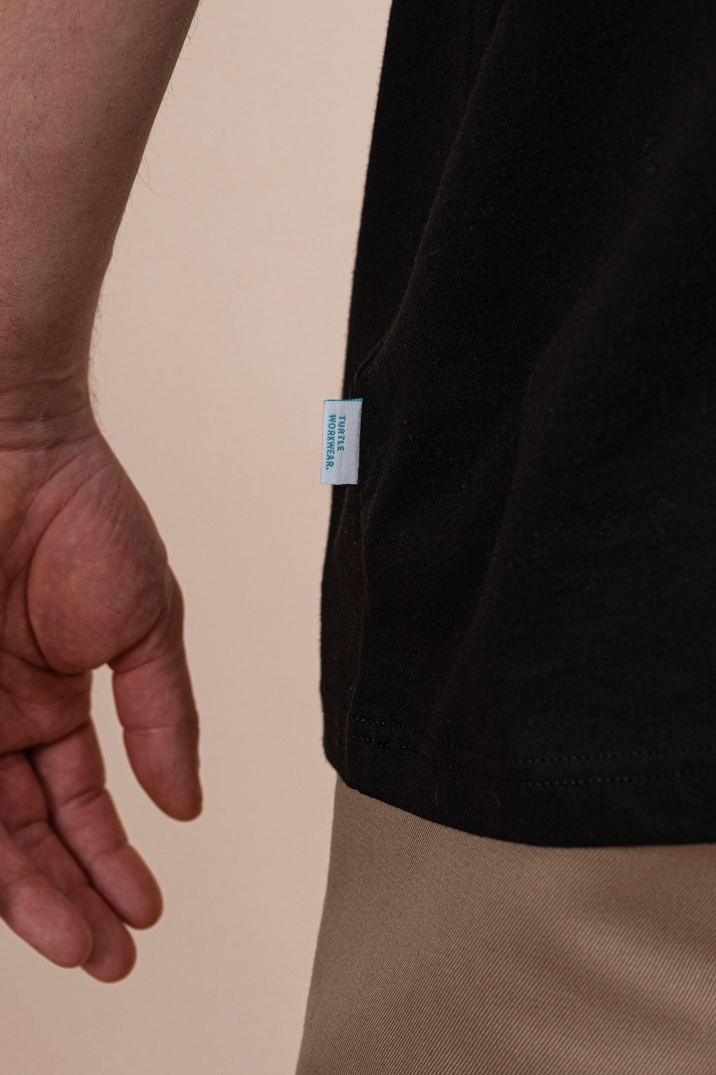 T-SHIRT RELAXED - SORT - TURTLE WORKWEAR
