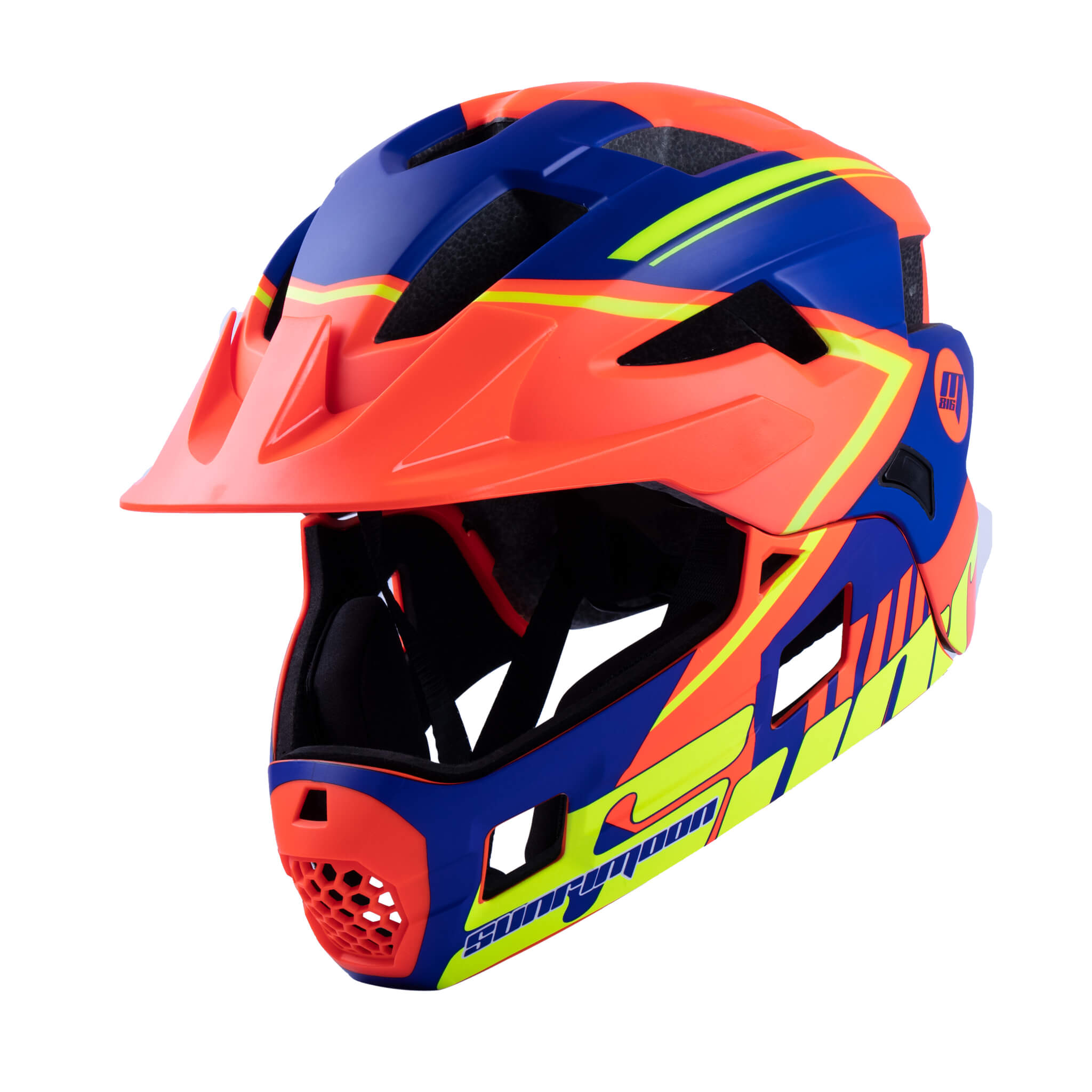 red bmx helmet