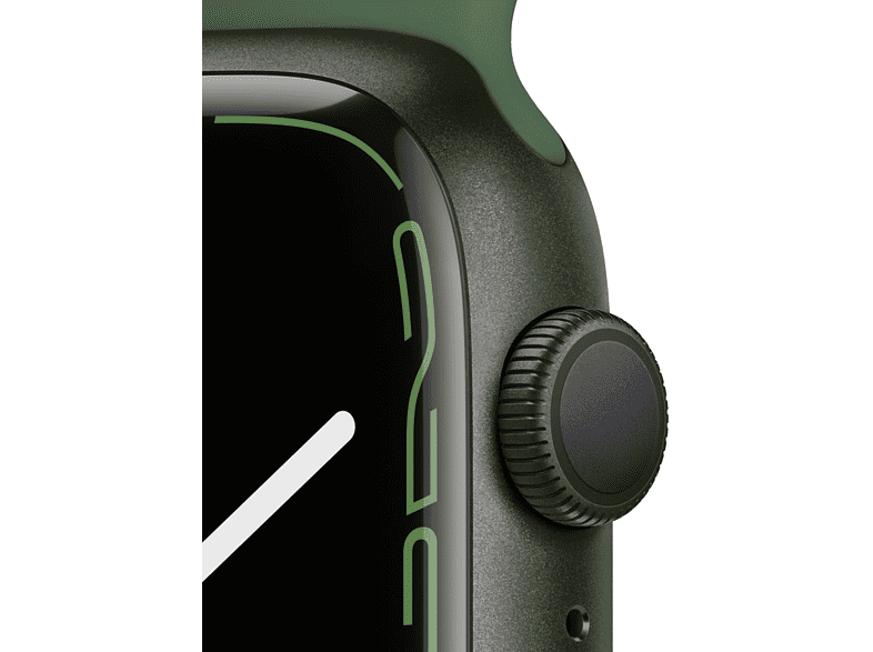 APPLE Watch Series 7 GPS - 41mm Green Aluminum Case, Clover Sport