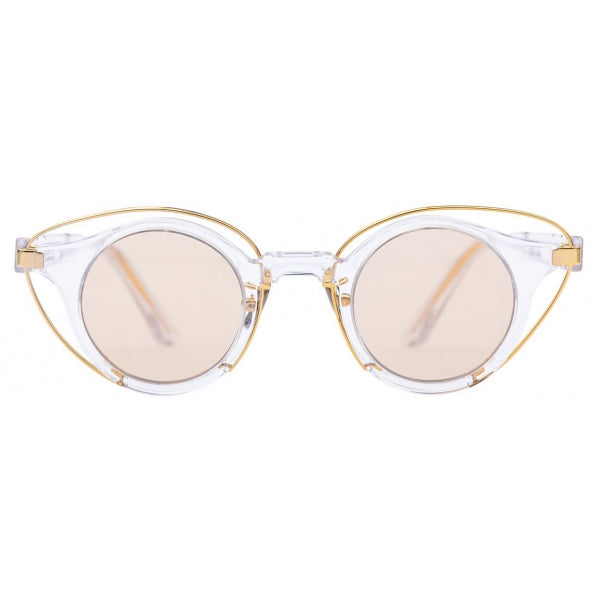 Kuboraum Maske N10 - Sunglasses - Crystal with Gold