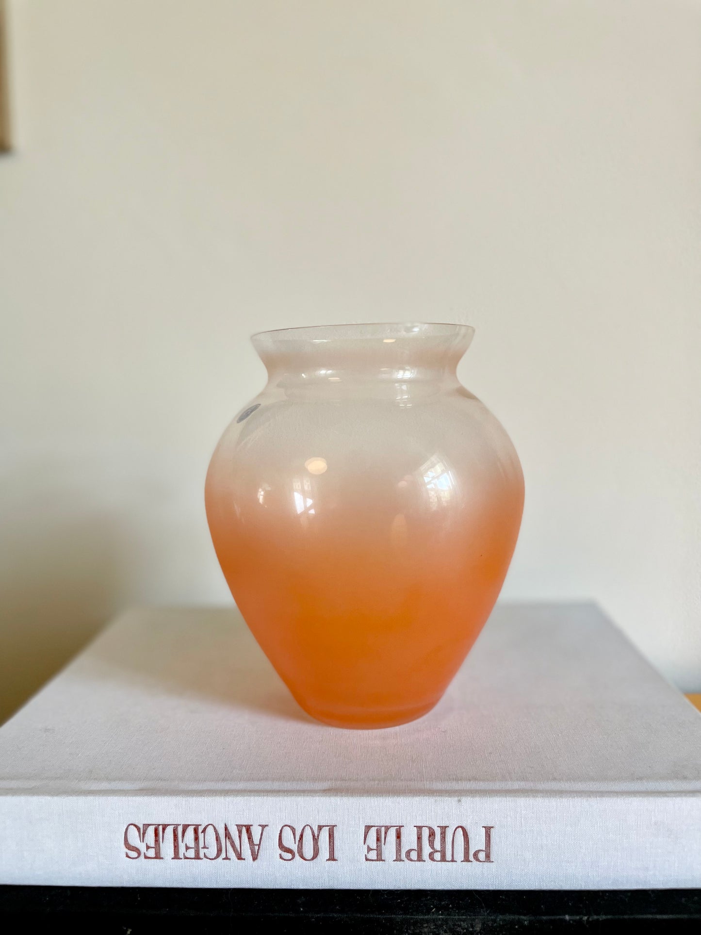 Vase in Bohemian crystal glass
