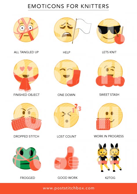 Image result for emoticons for knitters