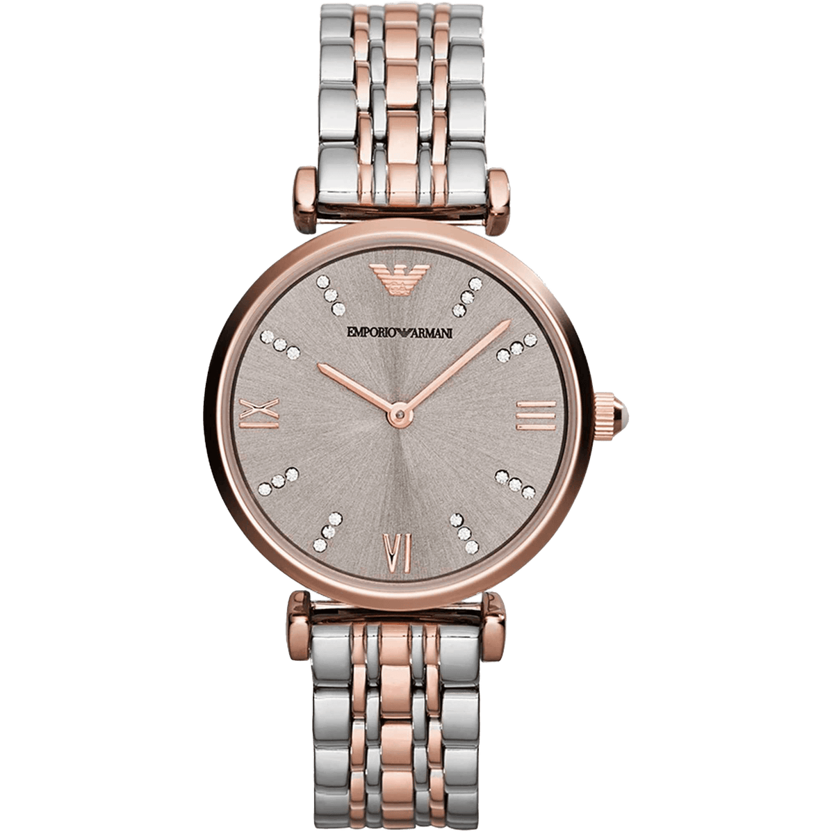 armani womens watches rose gold