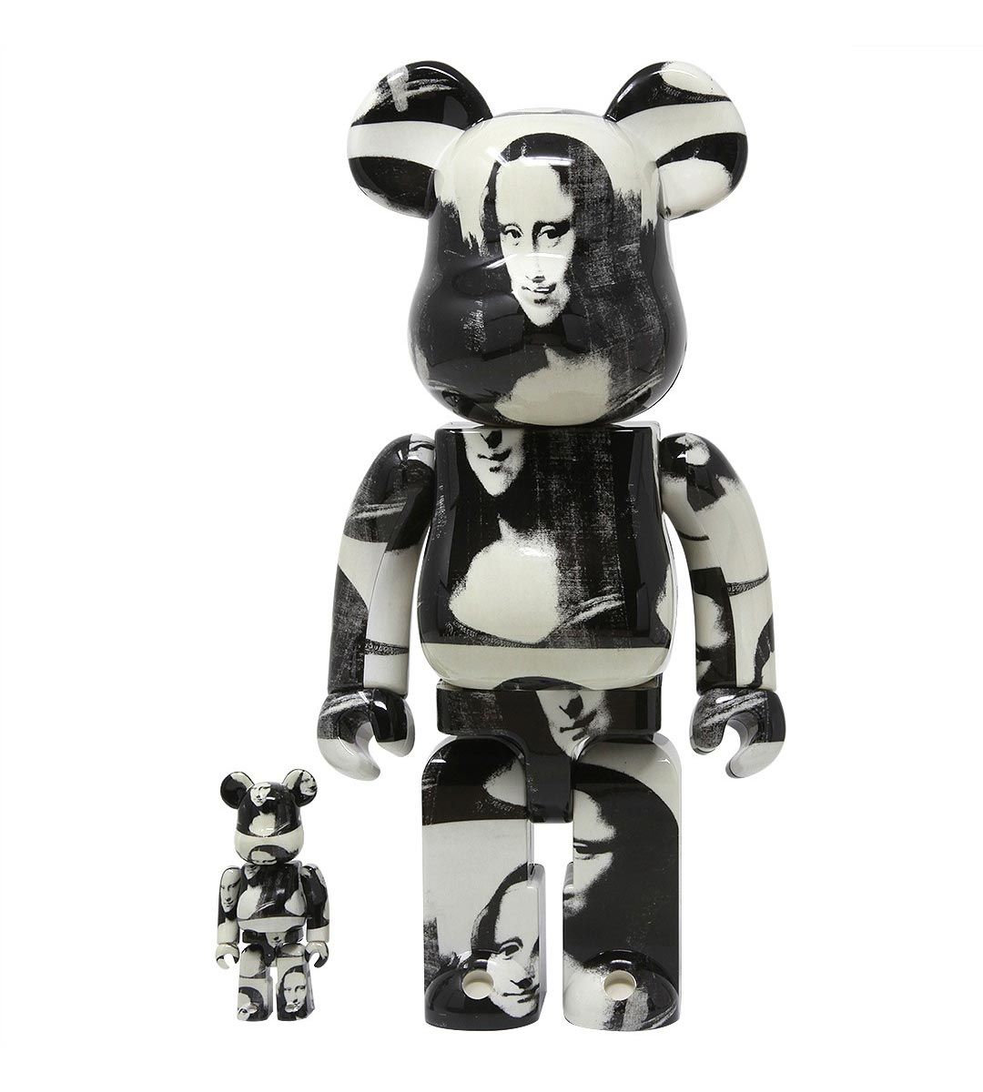 新品 3個 モナリザ 400% 100% BE@RBRICK Mona Lisa