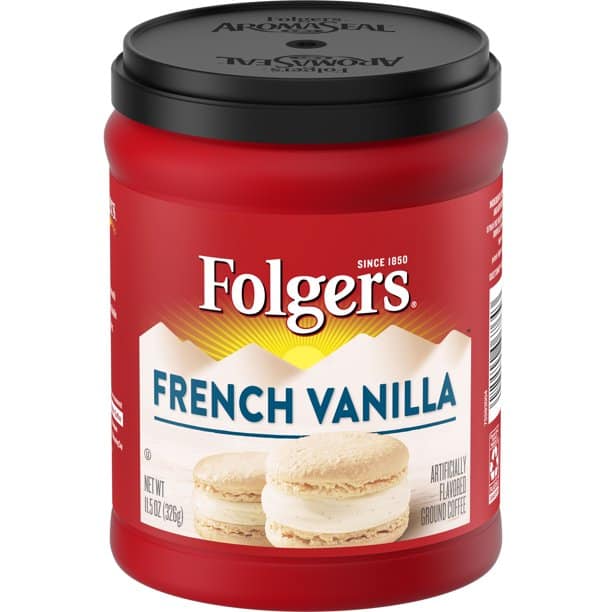 Folger's French Vanilla 11.5 Oz. Case (6)