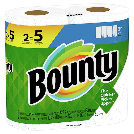 Bounty Quick Size Paper Towels 2 =5 Pack