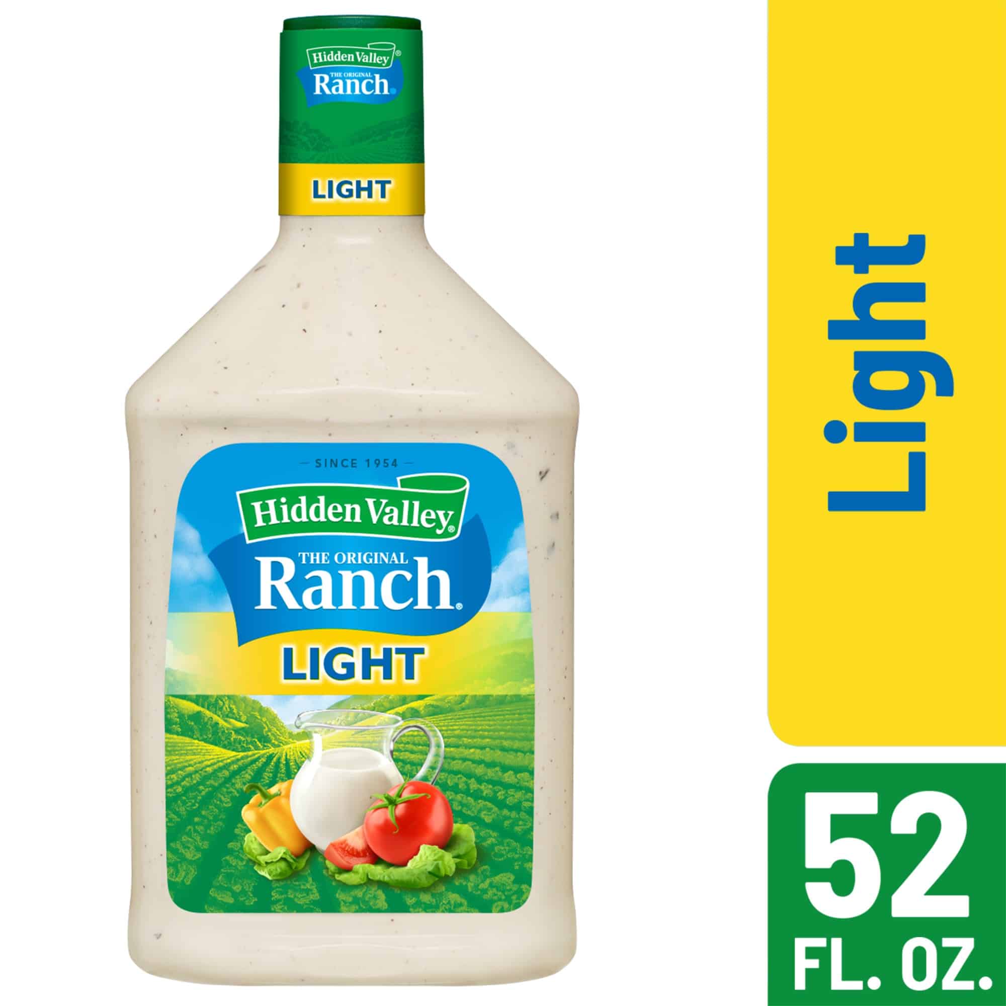 Hidden Valley Original Ranch Light Dressing, Gluten Free- 52 Oz.