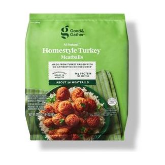 USDA All Natural Homestyle Turkey Meatballs - Frozen - 20oz - Good & Gather