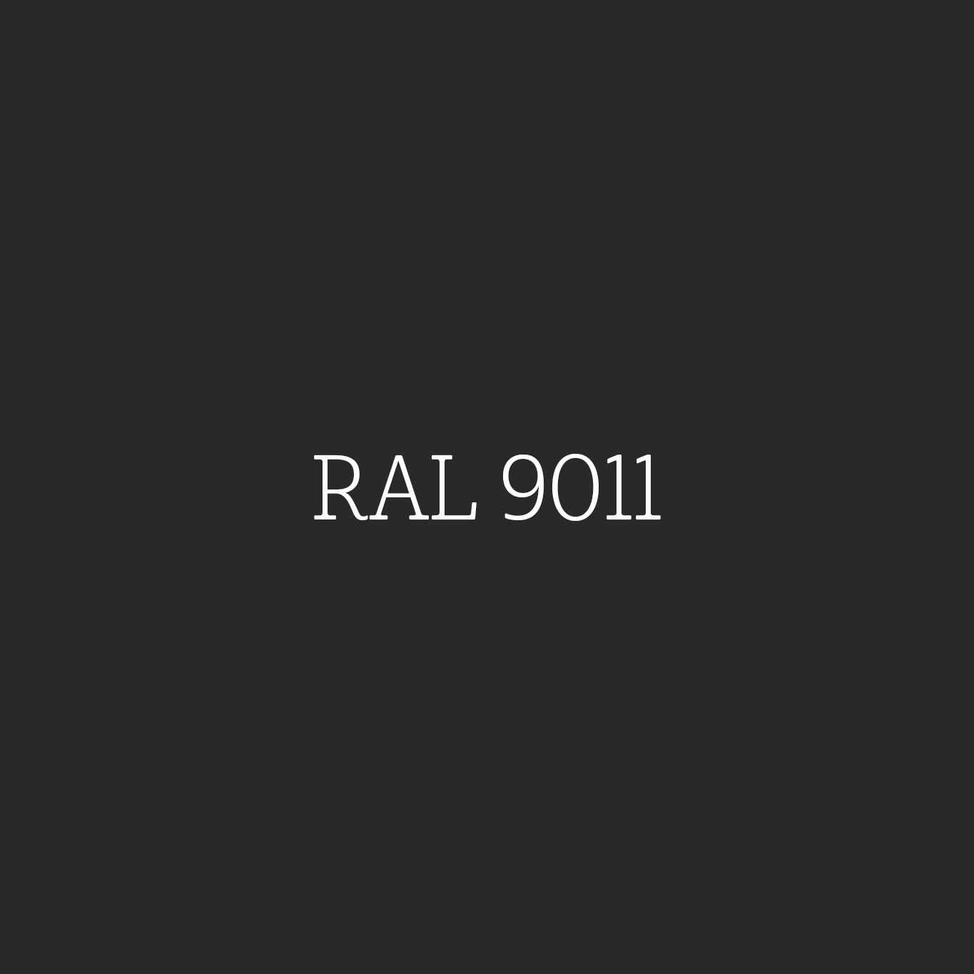 straf Onderhoudbaar Premier RAL 9011 Graphite Black - matte lak waterbasis l'Authentique