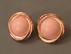 Sarah Coventry White Earrings with Silver Tone Settings, 1960s Pierced Vintage Jewelry