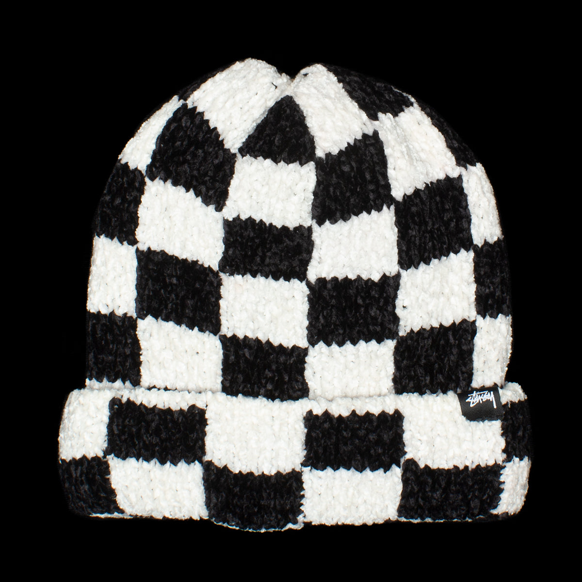 Crochet Checkered Beanie Premier