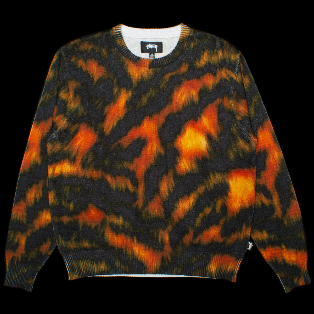 Printed Fur Sweater