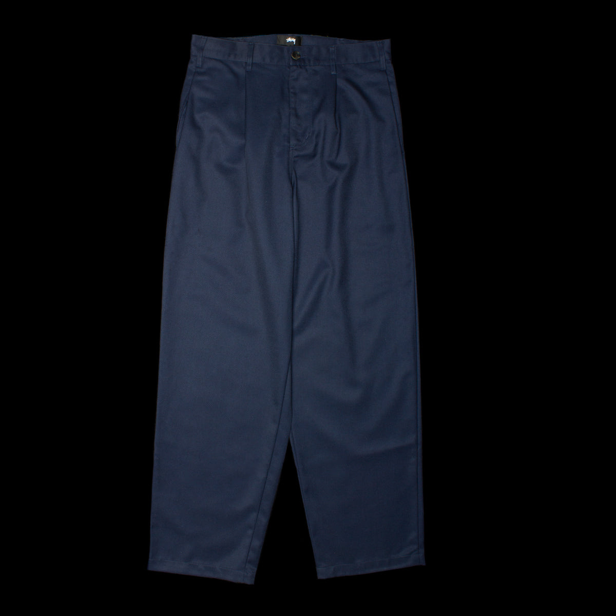 STUSSY VOLUME PLEATED TROUSER ネイビー 30 【返品不可】 49.0%割引