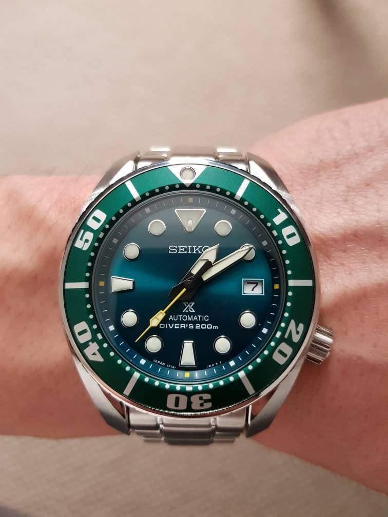 Japan MADE Green Sumo Diver's Men's Stainless Steel Watch SZSC004 – Prestige