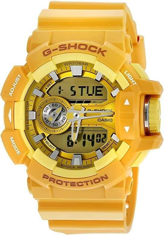 g shock yellow digital watch