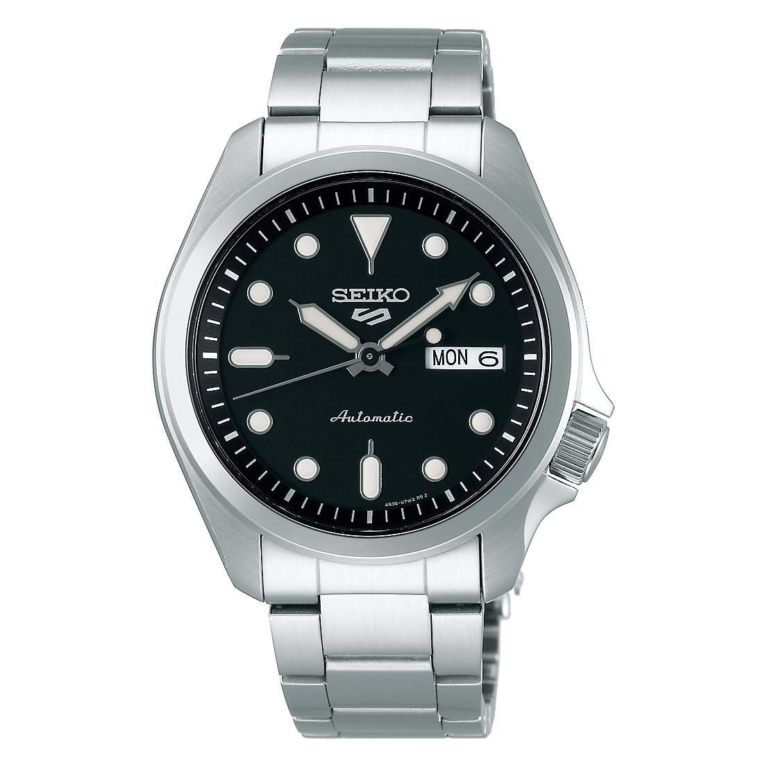 Seiko 5 Sports 100M Automatic Men's Watch Black Dial SRPE55K1