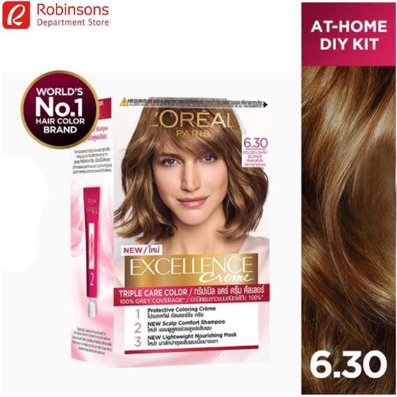 Buy L'Oreal Paris Excellence Crème Hair Color  Golden Dark Blonde  Online | Robinsons Department Store by GoCart