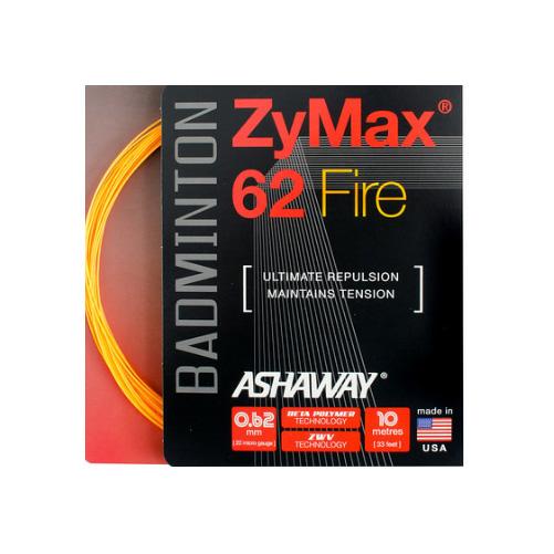 Ashaway Zymax 62 Fire Badminton String - 10m Set