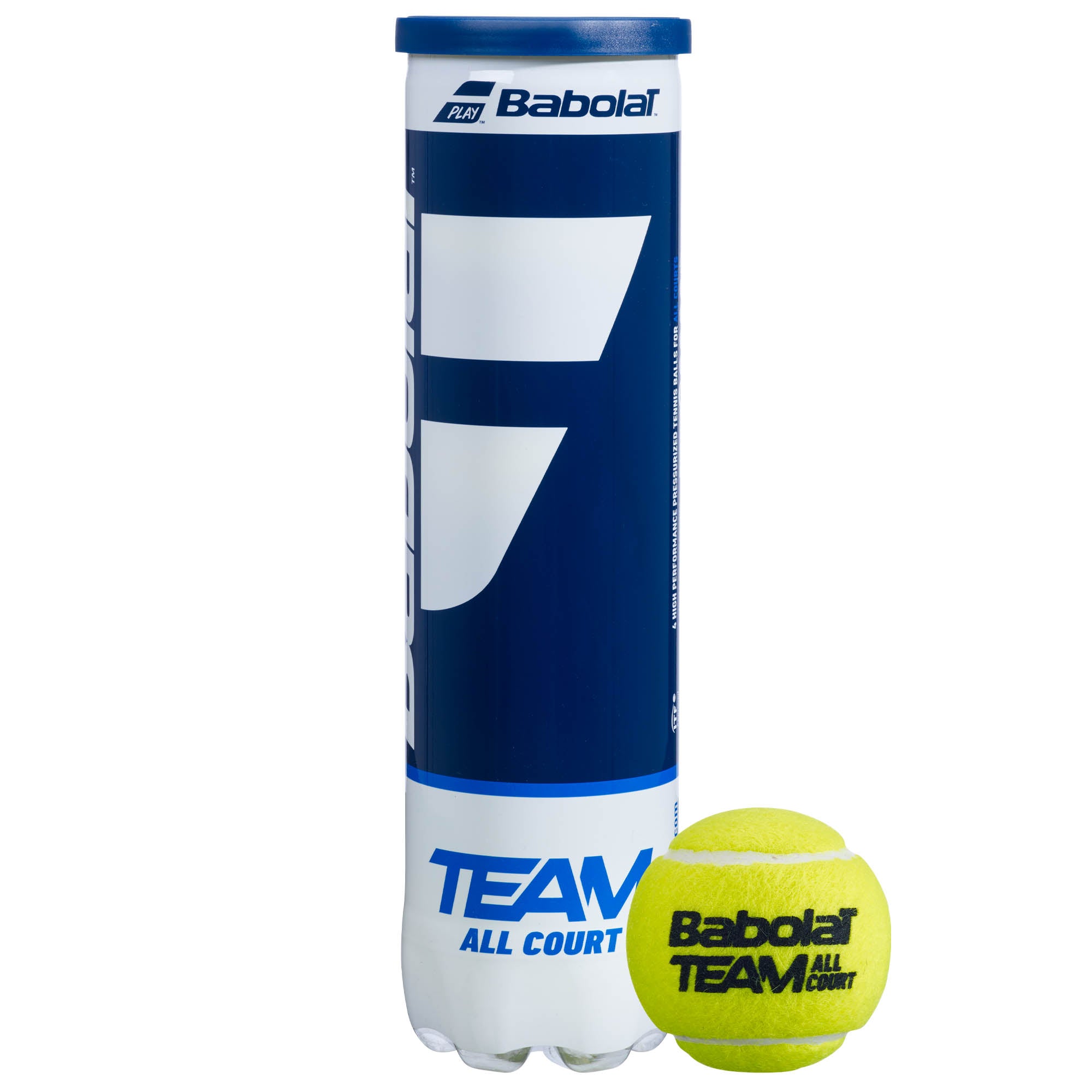 Babolat Team All Court Tennis Balls - Tube Of 4