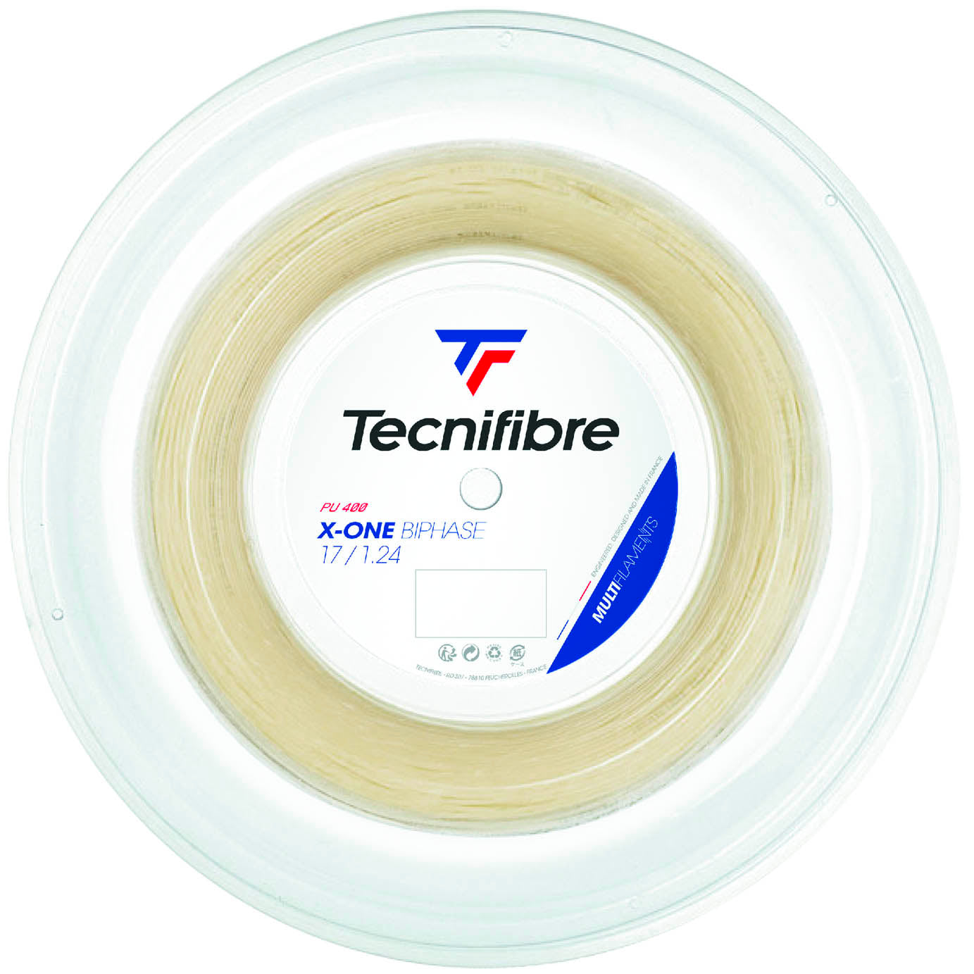 Tecnifibre X-One Biphase Tennis String - 200m Reel