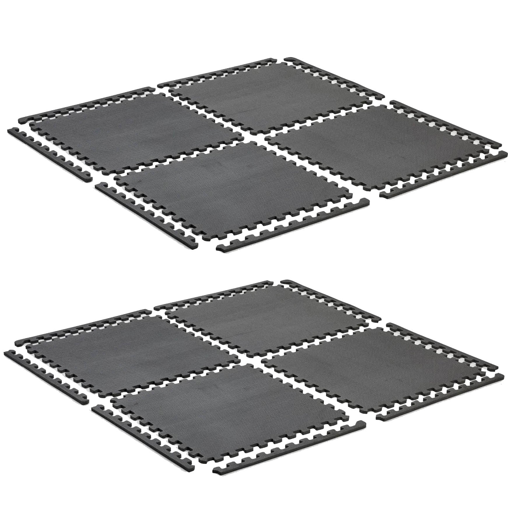 York 8 Piece High Impact Interlocking Floor Protection Mat