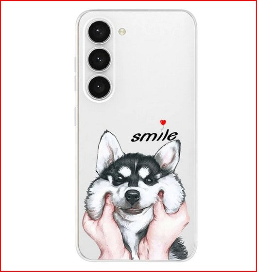 Fashion Dog Cartoon Cover Case for Samsung Galaxy S23 Plus S23 Ultra –  tipstoreonline