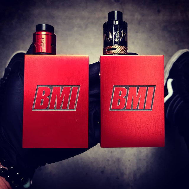 BMI - TOUCH - LZR RED W/BLACK DOOR - COBRA KAI - BMI BOX MOD - VAPE MOD