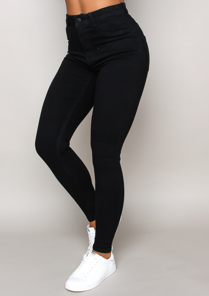 JDY Vega Push Up Jeans NOOS, Sort