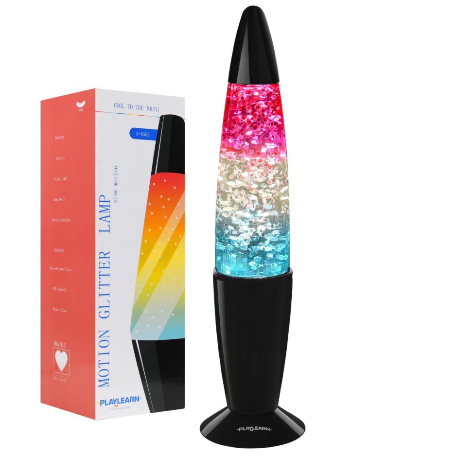 motion glitter lamp