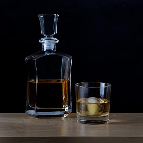 Whiskey Decanter Set and Glasses