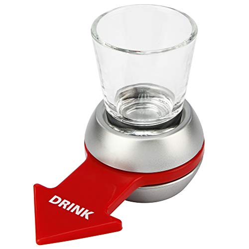 Spin the Shot – Party Drinking Game w/ 2 Ounce Shot Glass