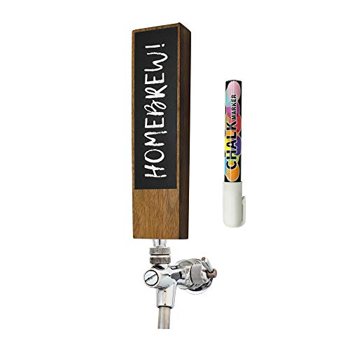 Chalkboard Beer Tap Handle For Kegerators | White Chalk Marker Included!