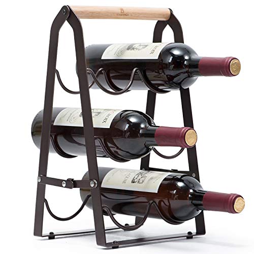 6 Bottle Countertop Wine Rack