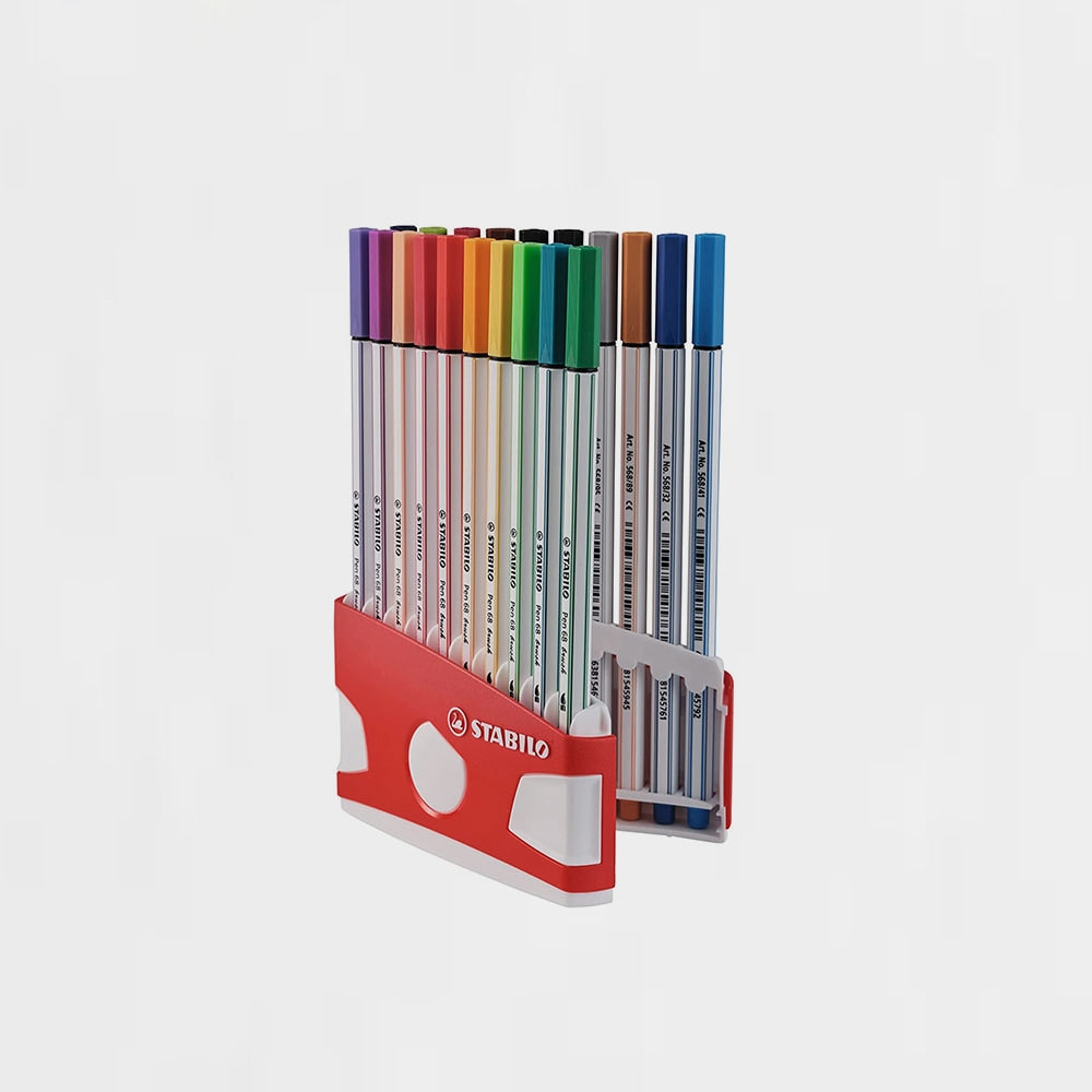 Etui mit 20 Stiften Stabilo Pen Brush 68 I
