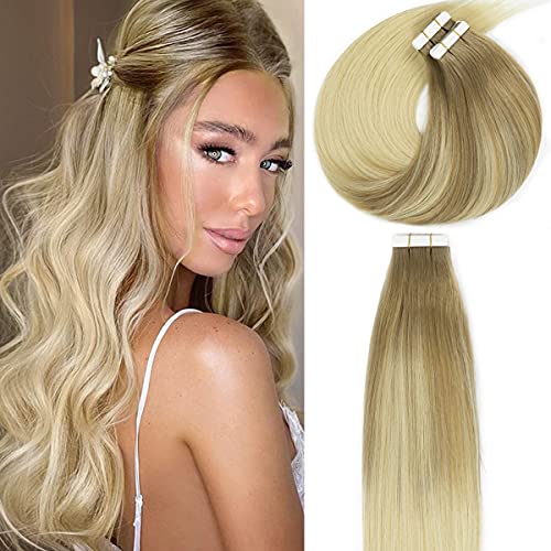 Lacerhair Natural Hair Remy Tape in Human Hair Extensions Dip Dyed Bal –  NinthAvenue - Europe