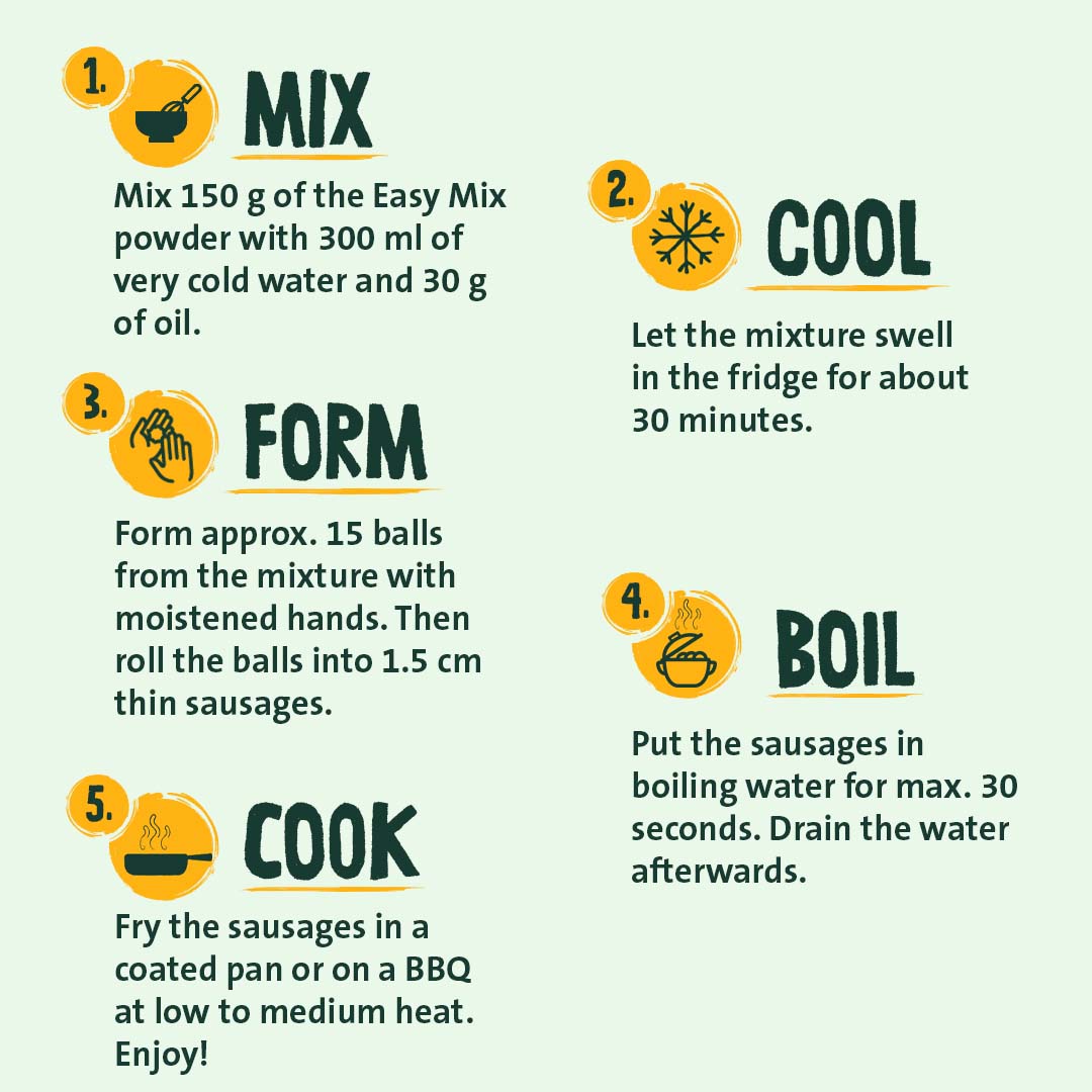 Easy Mix Sausages - with herbs