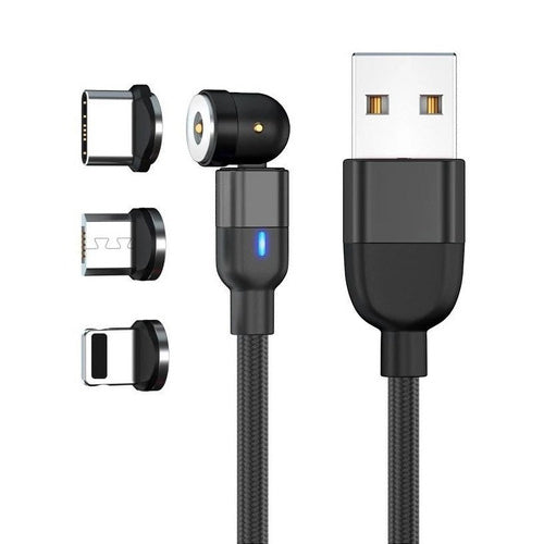 Custom 3-In-1 Magnetic Charging Cables - Mobile - Chargers