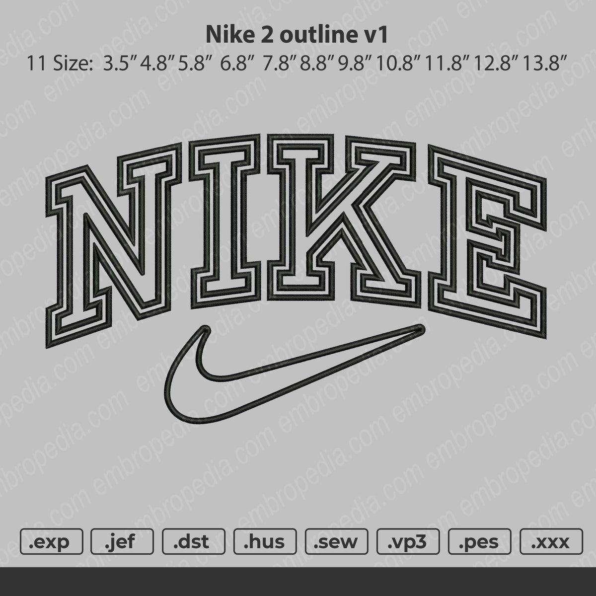 Nike 2 outline V1 –