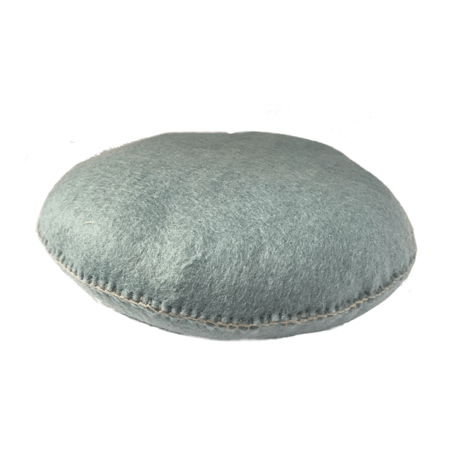 Muskhane large smartie cushion (blue mineral)