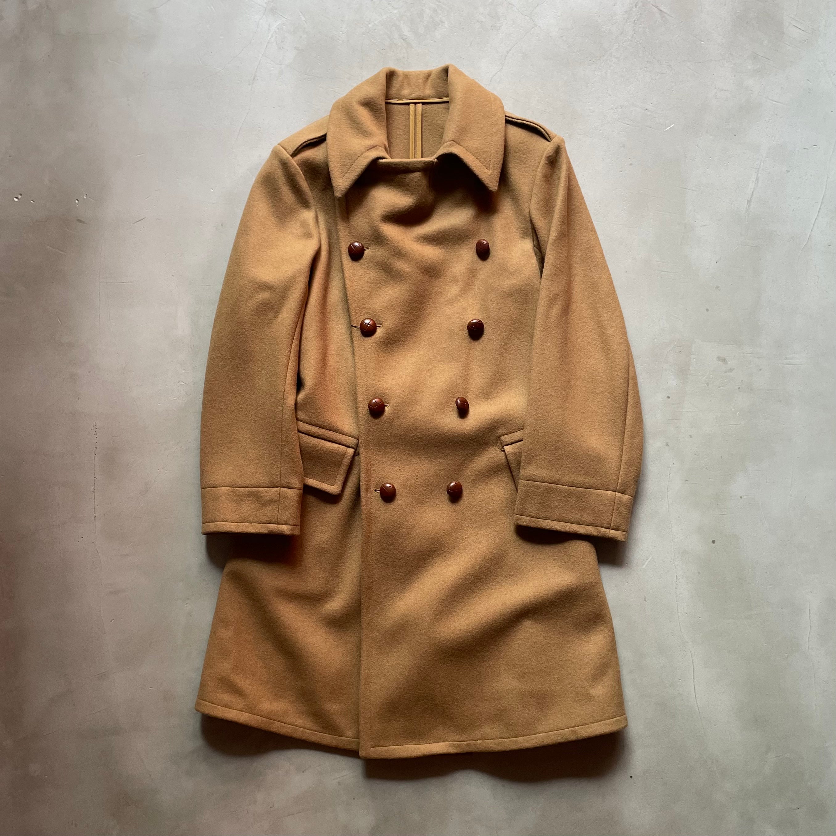 FRENCH GARMENTS 】ANATOMICA LONG COAT CD FRENCE WOOL / BEIGE – A