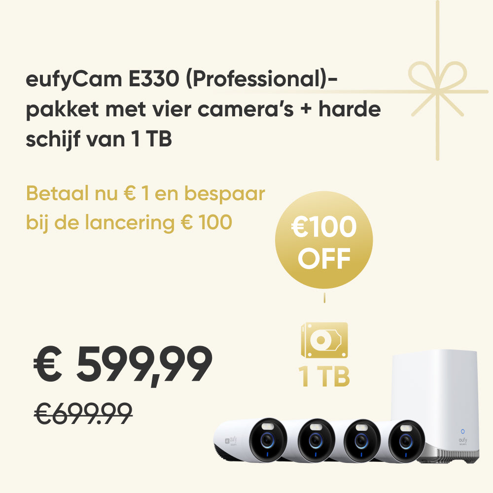 

Early Bird Coupon for eufyCam E330 4-Cam Kit