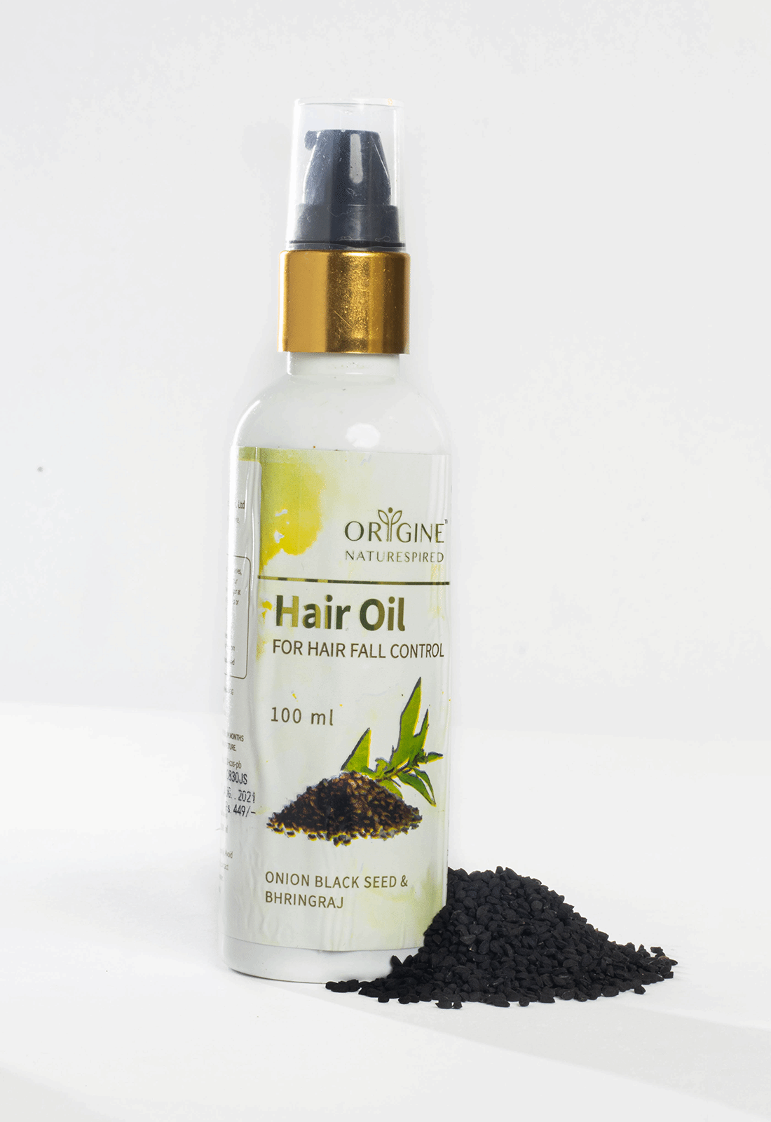 Buy Hair Oil For Hair Fall Control With Onion Seed & Bhringraj