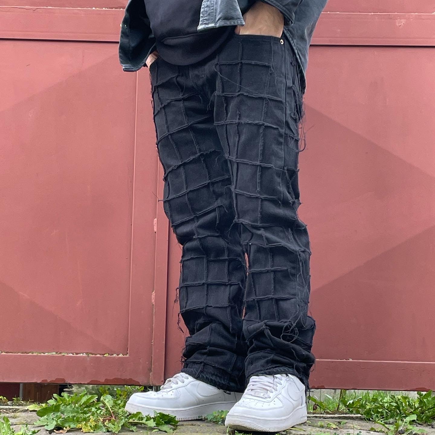 hellrazor Baggie Denim Pants XL - デニム/ジーンズ