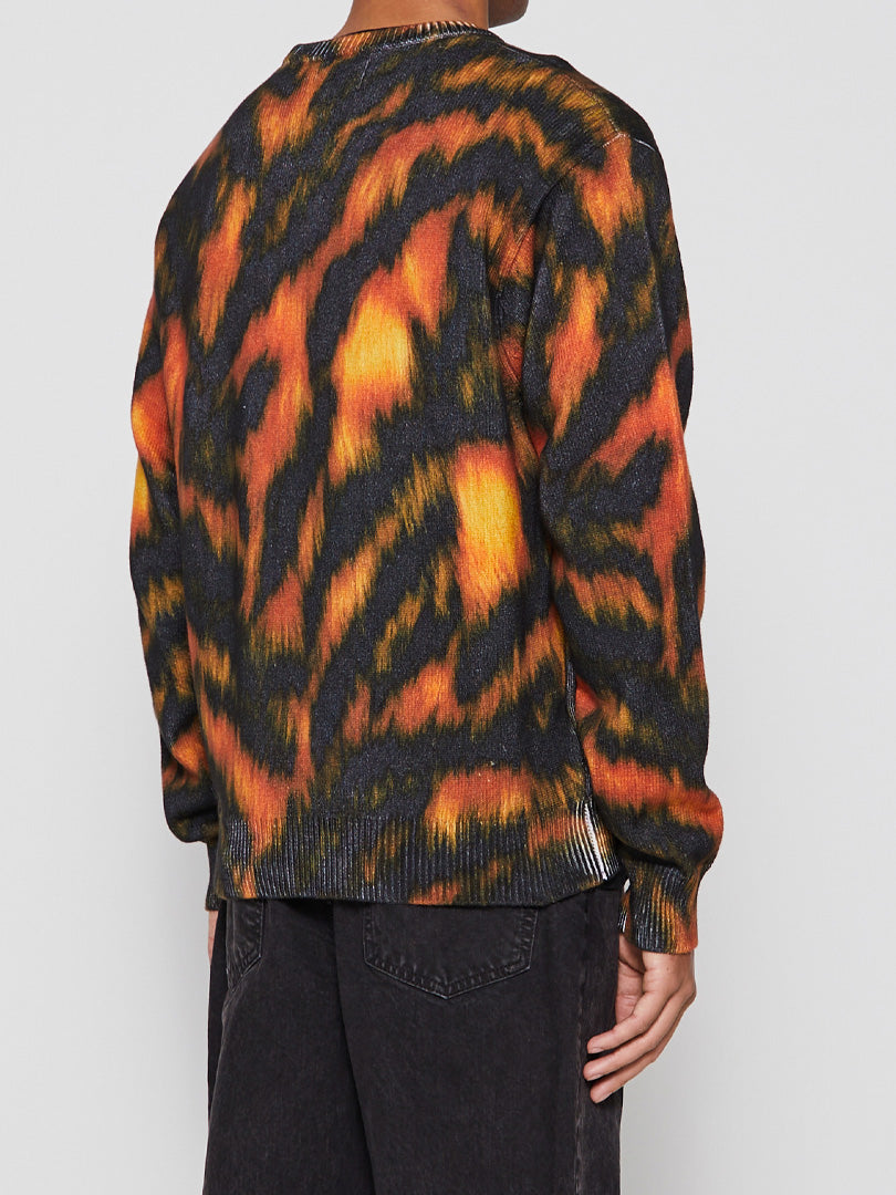 Stüssy - Printed Fur Sweater in Tiger – stoy